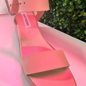 Steve Madden Pink Platform Sandals